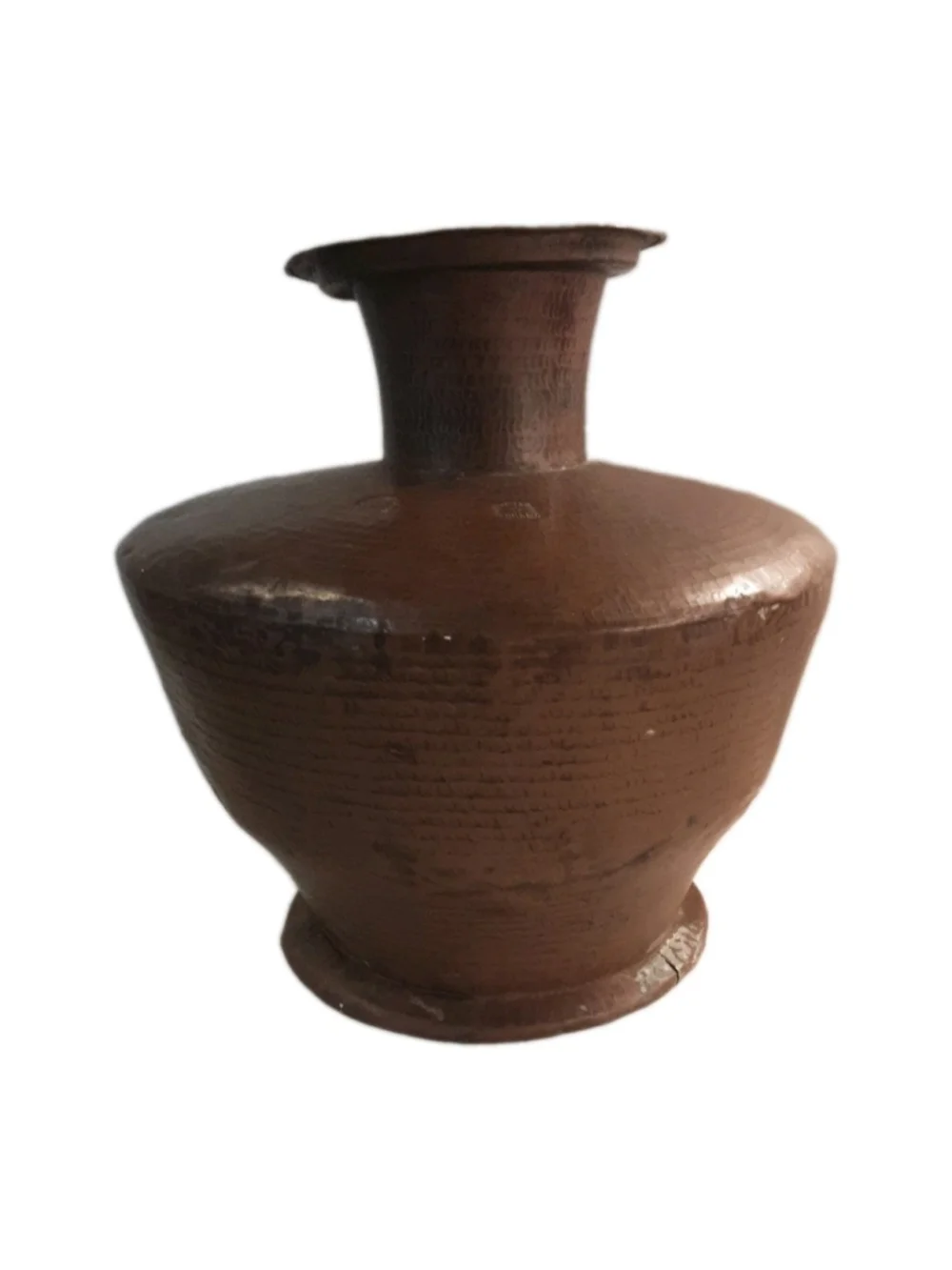 VTG Sumatra-Artisan Hand Hammered Copper Water Jar 12